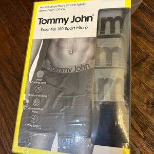 Tommy John Black Boxer Briefs 3 Pack